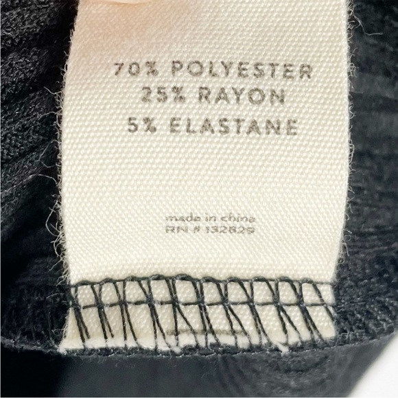 All The Ways Black Ribbed Megan Button-Front Dress size L - Picture 8 of 8